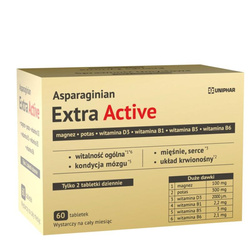 Uniphar Asparaginian Extra Active 60 table.
