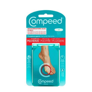 Compeed plastry na pęcherze, wąskie 6 sztuk