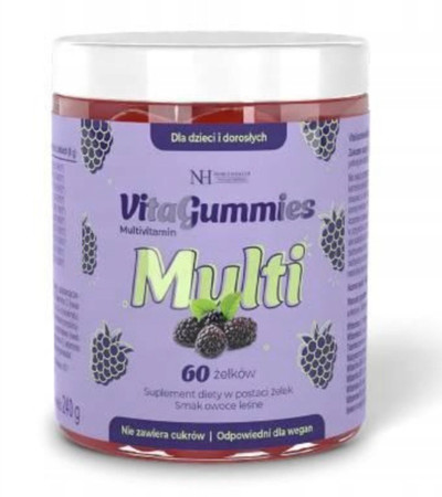 Noble Health VitaGummies Multivitamin w żelkach smak owoce leśne 60 szt.