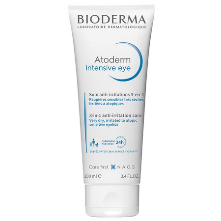 Bioderma Atoderm Intensive Eye 100 ml krem pod oczy 3w1 łagodzi regeneruje