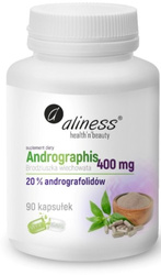 Aliness Andrographis 400 mg (20%) 90 kaps.