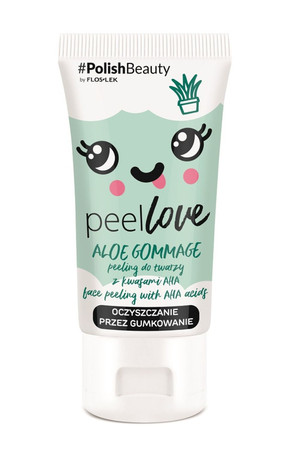 Peellove Aloe Gommage peeling do twarzy z kwasami AHA 75ml