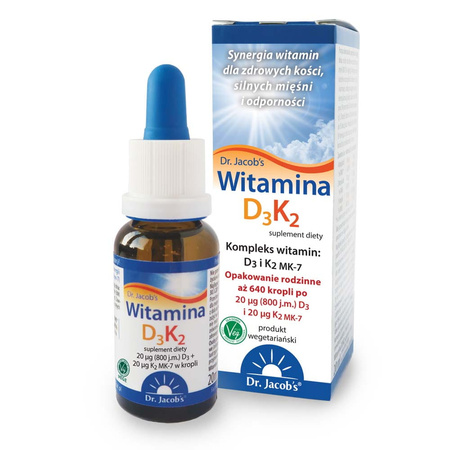 Dr Jacob's Witamina D3K2 20ml