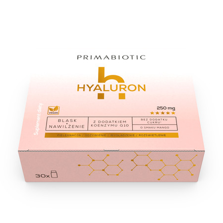 Primabiotic Hyaluron kwas hialuronowy do picia box 30 szt. x 30 ml