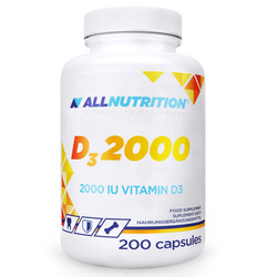 Allnutrition Witamina D3 2000 IU - 200 kaps.