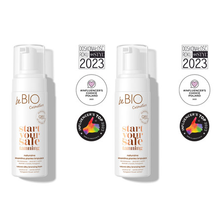 Zestaw: 2x beBIO pianka brązująca 150ml