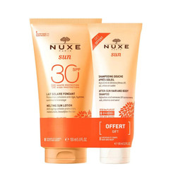 Sun zestaw mleczko do opalania SPF30 150ml + żel pod prysznic po opalaniu 100ml