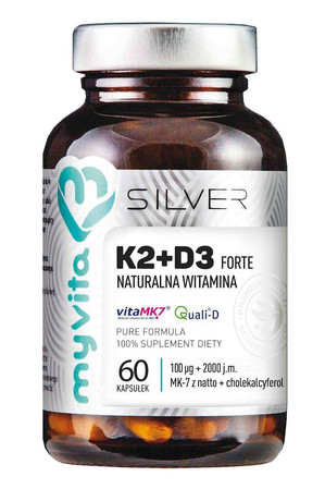 Myvita Silver Witamina K2+D3 Forte 60 K