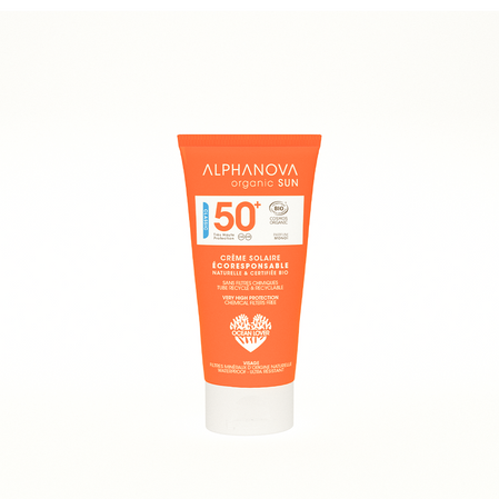 Alphanova Sun Bio, Krem Przeciwsłoneczny, filtr SPF50+, 50 g