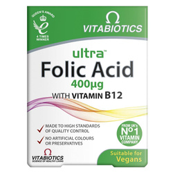 Ultra Folic Acid 400µg suplement diety 60 tabl.