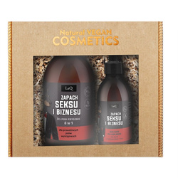 Zapach Seksu i Biznesu zestaw żel pod prysznic 500ml + balsam po goleniu 150ml