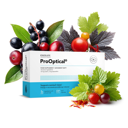 DuoLife Clinical formula ProOptical na wsparcie wzroku 30 kaps.