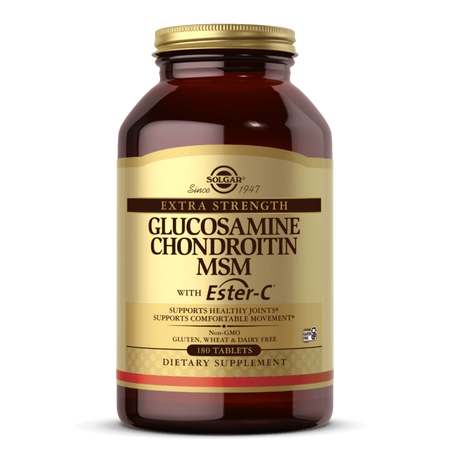 Solgar Extra Strength Glucosamine Chondroitin MSM with Ester-C® 180 tabl.