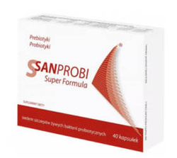 Sanprobi SANPROBI SUPER FORMULA, probiotyk 40 kaps,