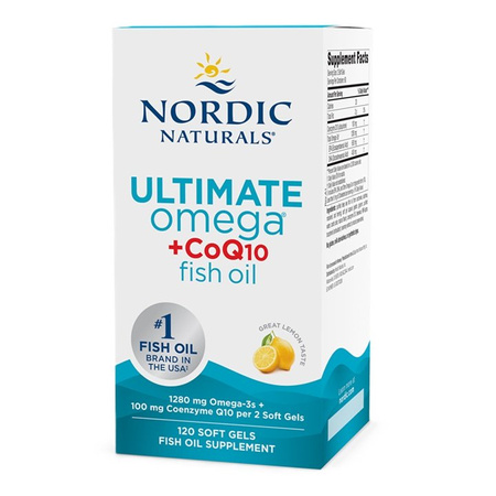 NORDIC NATURALS Ultimate Omega + CoQ10 - 120 kaps.