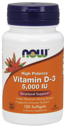 Witamina D3 5000 IU 125 mcg (120 kaps.)