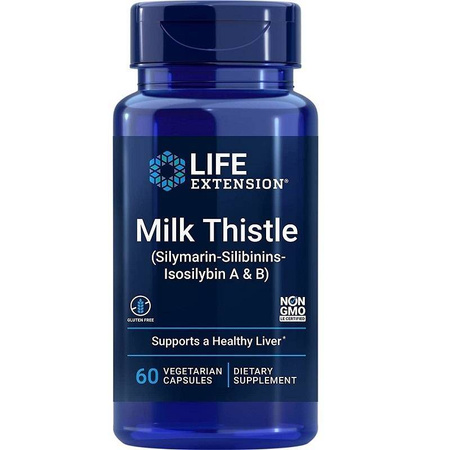 Milk Thistle (Silymarin-Silibinins-Isosilybin A & B) - Ostropest Plamisty (60 kaps.)