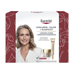 Eucerin Zestaw Hyaluron-Filler + Elasticity Krem na noc 50ml + Krem pod oczy SPF20 15ml