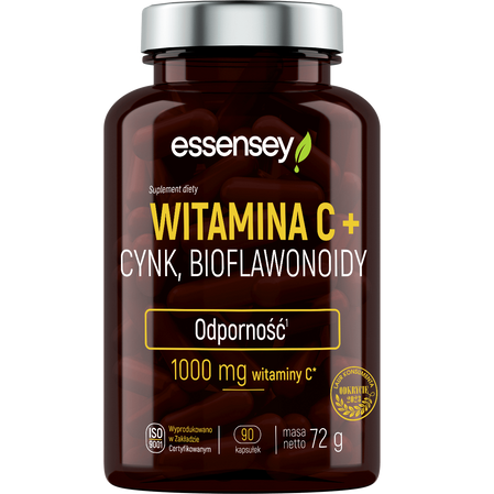 Essensey Witamina C Cynk Biaflowonoidy 90 kaps.