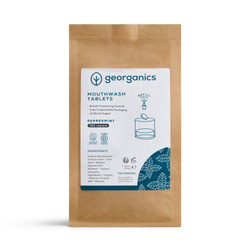 Georganics, Naturalne tabletki do płukania jamy ustnej English Peppermint, 720 tabletek