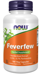 Now Foods Feverfew 100 K Zmniejsza Bóle Migrenowe