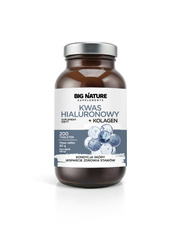 Big Nature Kwas Hialuronowy + Kolagen 200 tabl.