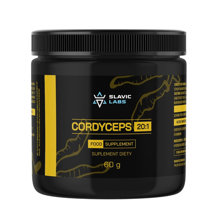 Slavic Labs Cordyceps Maczużnik Chiński DER 20:1 wsparcie energii 60 g