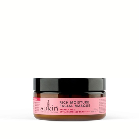 Sukin, ROSEHIP, Nawilżająca maseczka do twarzy, 100 ml