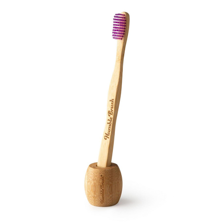 Humble brush, Ekologiczna bambusowa podstawka na szczoteczkę manualną z drzewa bambusowego