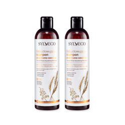 Zestaw: 2x Sylveco - Odbudowujący szampon pszeniczno-owsiany - 300 ml