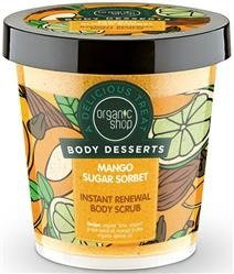 Organic shop - Peeling do ciała cukrowy. Sorbet mango - 450 ml