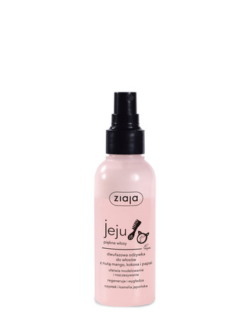 Ziaja Jeju, dwufazowa odżywka do włosów w sprayu 125ml