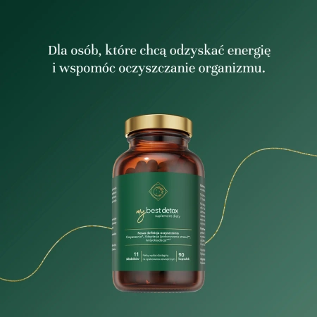 MyBestDetox Suplement dla osób chcących oczyścić organizm z toksyn 90 kaps