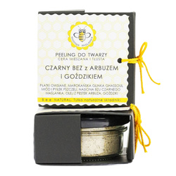 Peeling do twarzy czarny bez z arbuzem i goździkiem 25g