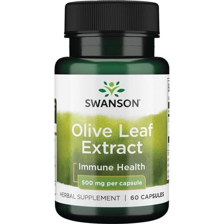 Swanson Olive Leaf- Liść Olwiny 500 Mg 60 K