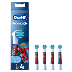 ORAL-B BRAUN KOŃCÓWKI EB10-4 SPIDERMAN "PRO"
