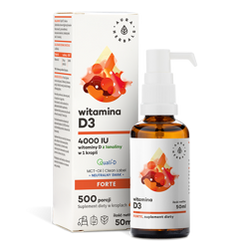 Aura Herbals − Witamina D3 4000 IU w oleju MCT − 50 ml