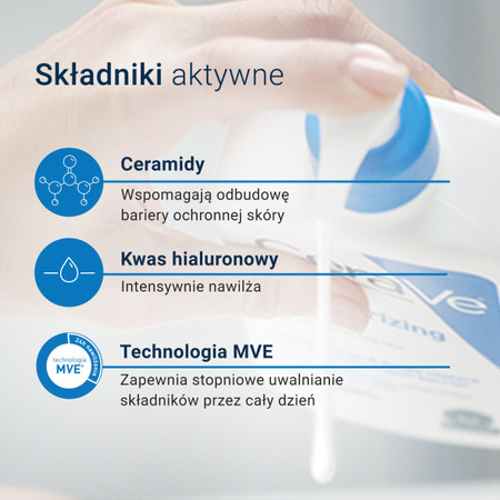 CeraVe - nawilżająca emulsja dla skóry suchej i bardzo suchej, 473 ml