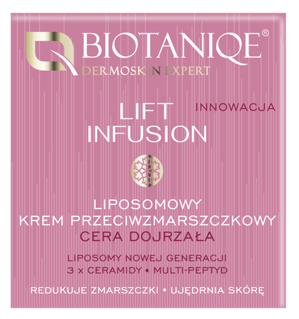 Biotaniqe - Lift Infusion, Liposomowy Krem Przeciwzmarszczkowy 50+, 50 ml