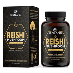 SolveLabs Reishi (Ganoderma lucidum) 10:1 Ekstrakt 60 kaps.