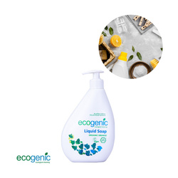 Ecogenic, Mydło do rąk w płynie z pompką, Pomarańcza, 500 ml