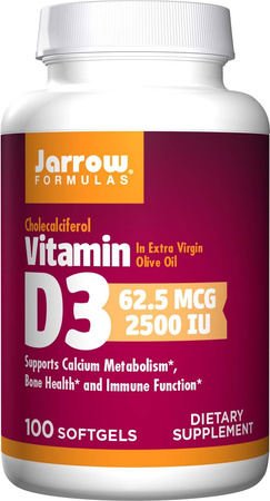 Witamina D3 2500 IU (100 kaps.)