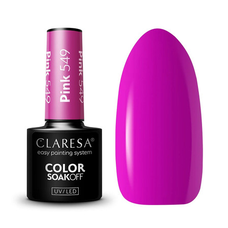 Soak Off UV/LED Pink lakier hybrydowy 549 5g
