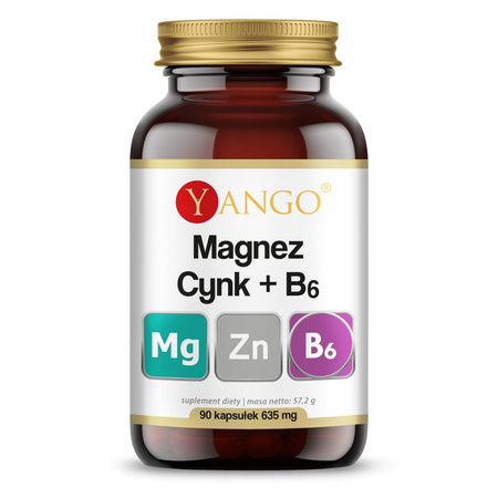 Yango Magnez + cynk + B6 - 90 kaps.