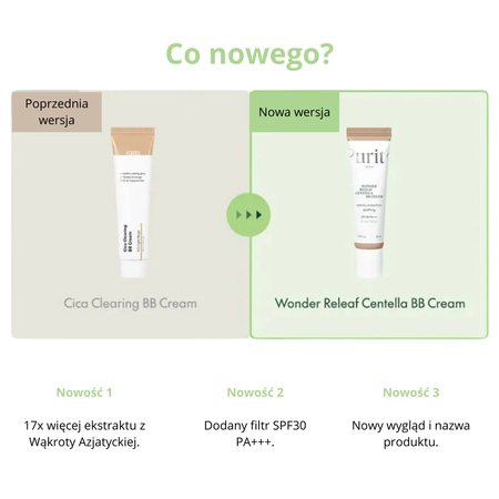 PURITO Wonder Releaf Centella BB Cream #21 Light Beige 30ml