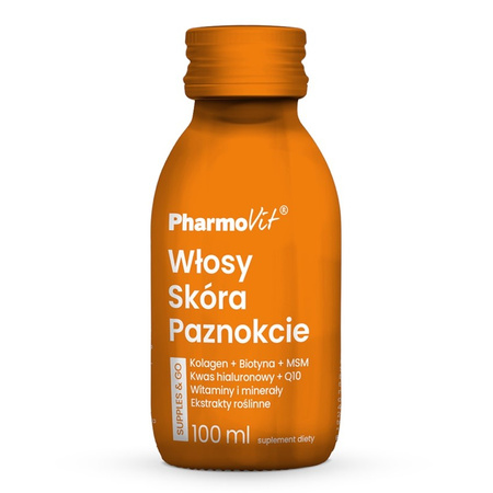 Pharmovit Włosy Skóra Paznokcie 100 ml