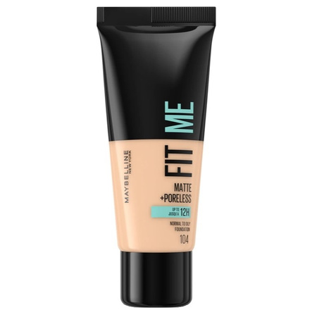 Fit Me Matte & Poreless Foundation matujący podkład do twarzy 104 Soft Ivory 30ml