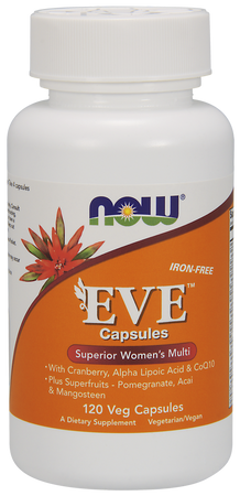 EVE Superior Womens Multi - Multiwitamina i Składniki Mineralne dla Kobiet EVE bez Żelaza (120 kaps.)