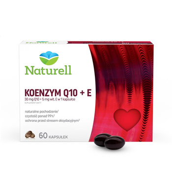 Naturell Koenzym Q10 + E 60 kapsułek