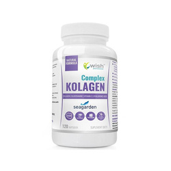 Wish Kolagen Complex Rybi Morski 500 mg Siarczan Glukozaminy 120 kaps.